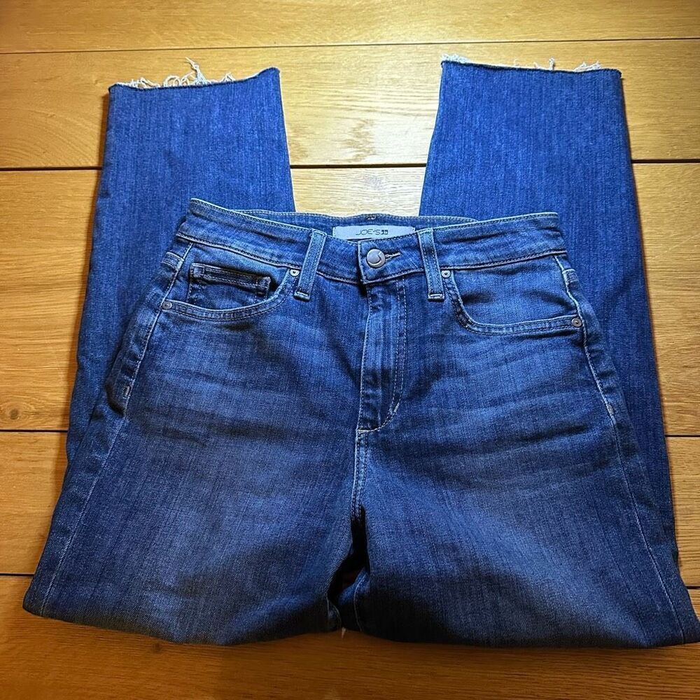 Joe’s high rise straight crop 25